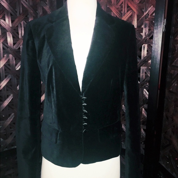 Club Monaco Jackets & Blazers - Black Club Monaco Velvet Blazer